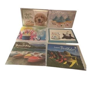 6 Birthday Card. New in package